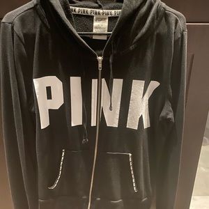 PINK zip up hoodie
